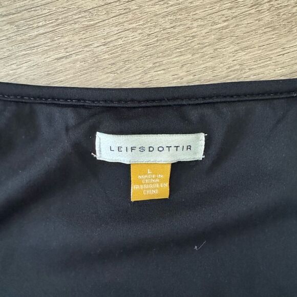 Anthropologie Leifsdottir Slate Navy Blue Sequin Paillette Short Sleeve Top - Picture 2 of 3